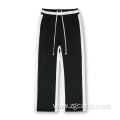 New Color Contrast Straight Pants Loose Sweatpants